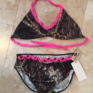 NWT Mossy Oak Camo Bikini - OBO